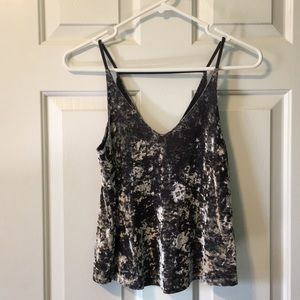 American Eagle velvet tank top